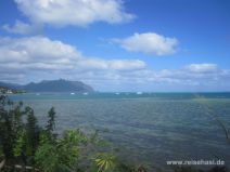 Kane'ohe Bay vom He'eia State Park auf O'ahu