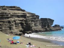 Green Sand Beach auf Big Island