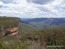 Beim Wandern in den Blue Mountains