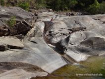 Steinrutschen am Rockslides Walking Track