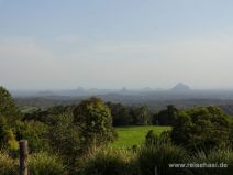 Aussicht auf die Glass House Mountains