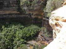 Wentworth Falls mit wenig Wasser