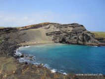 Bucht des Green Sand Beach auf Big Island