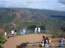 Aussichtsplattform am Waimea Canyon auf Kauai