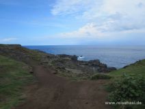 Weg zum Nakalele Blowhole auf Maui