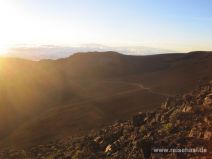 Sliding Sands Trail bei Sonnenaufgang