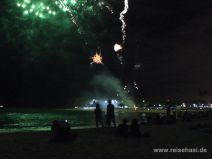 Feuerwerk in Waikiki auf O'ahu