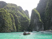 Kalksteinfelsen auf Phi Phi Leh