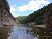 Wanderung im Fluss