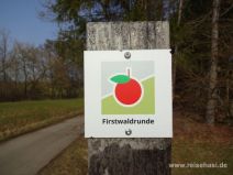 Wegmarkierung Firstwaldrunde