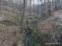 Auf einer Holzbrücke